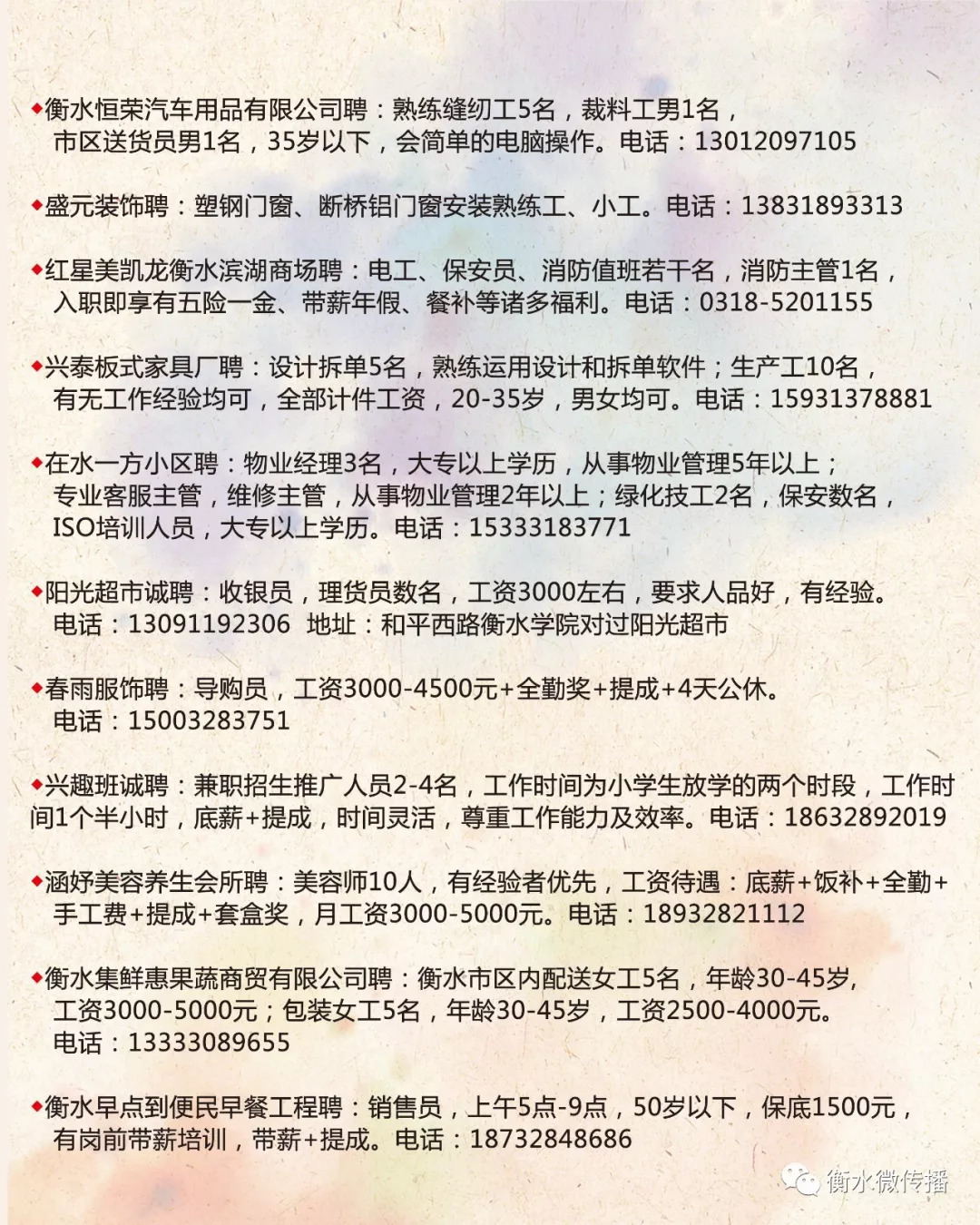 繁昌最新招聘信息汇总